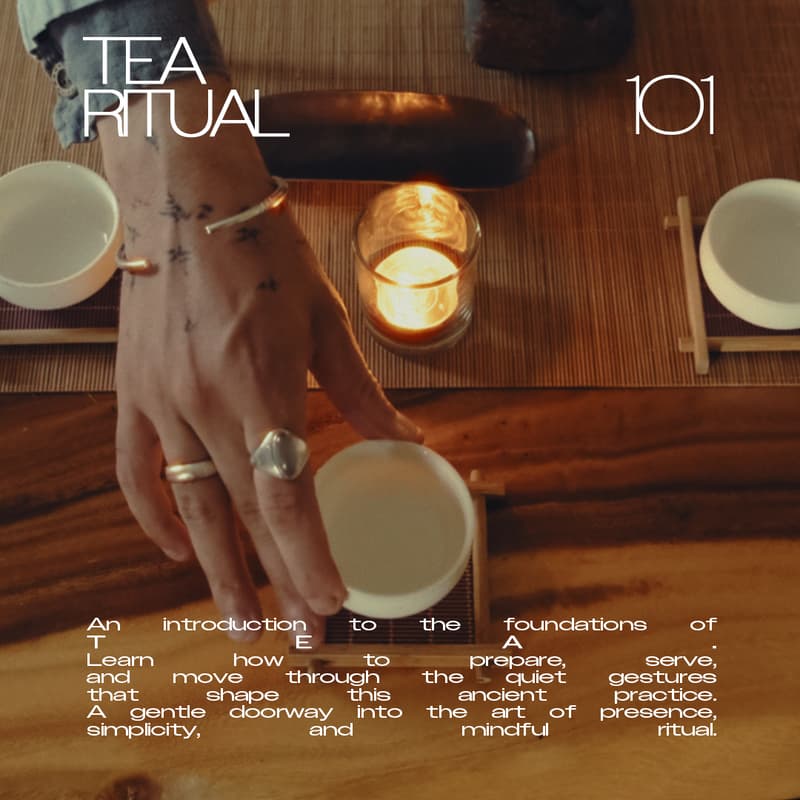 Cover Image for Tea 101: Holding Space through ceremony