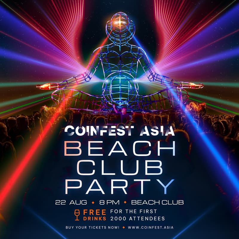 Cover Image for Beach Club Party - (IN)Side Event at Coinfest Asia 2025
