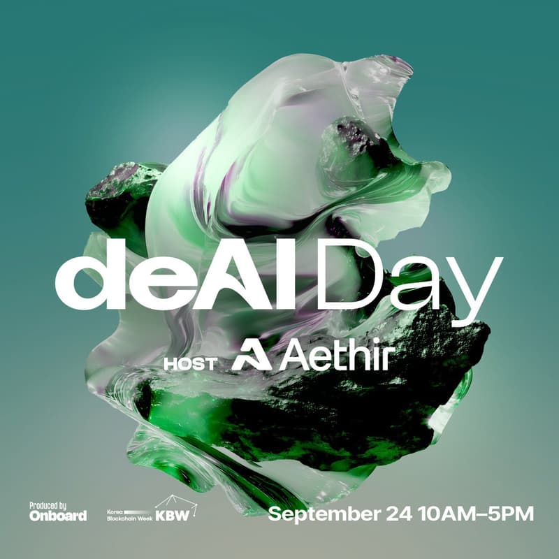 Cover Image for deAI Day @ KBW : The Future of AI, DePIN & Web3