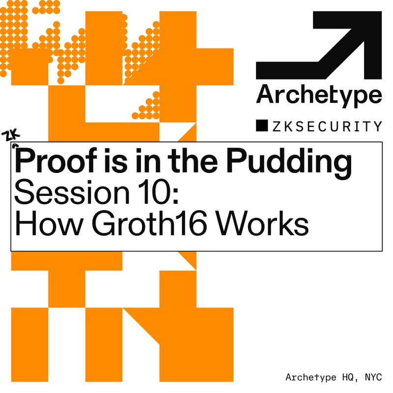 Cover Image for [NYC] Proof is in the Pudding #10: How Groth16 works