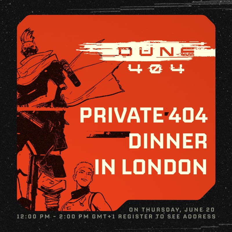 Cover Image for DUNE London Private lunch