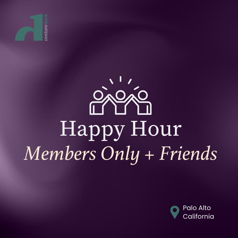 Cover Image for Happy Hour Venture Dock - Members Only + Friends