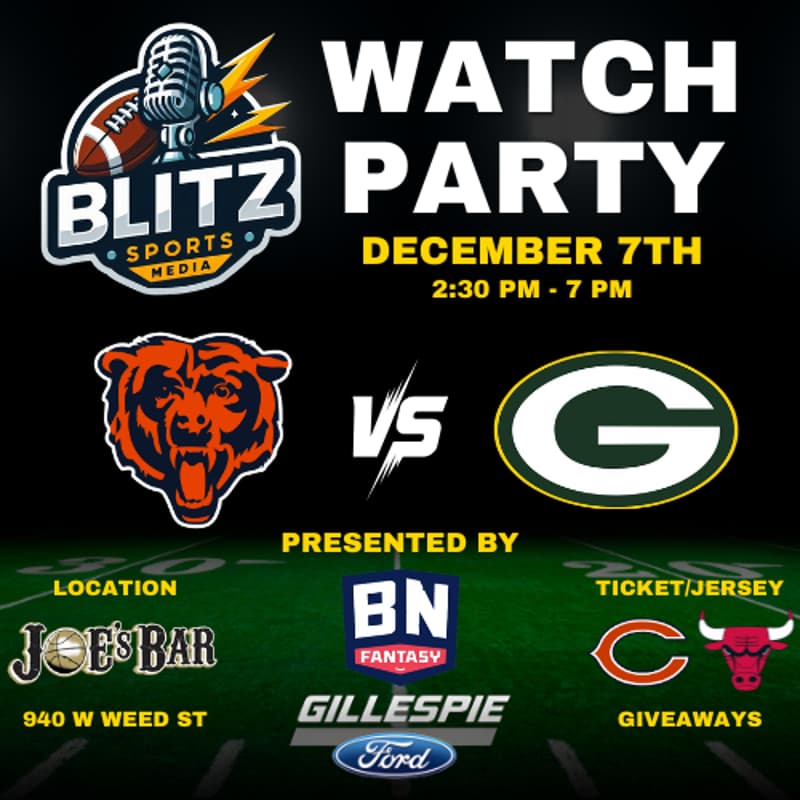 Cover Image for Blitz Bears vs Packers Watch Party Presented By Bleacher Nation Fantasy