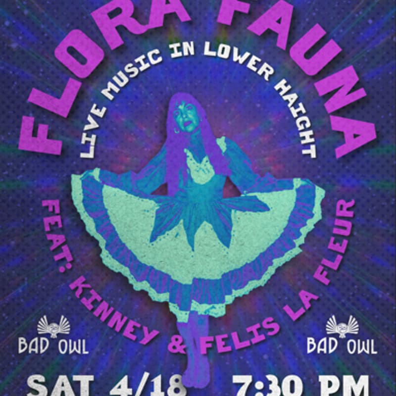 Cover Image for Ameoba Events presents: Flora Fauna Live In SF