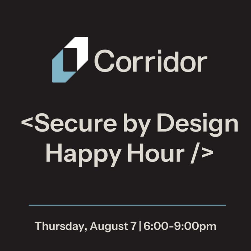 Cover Image for Corridor Secure by Design Happy Hour