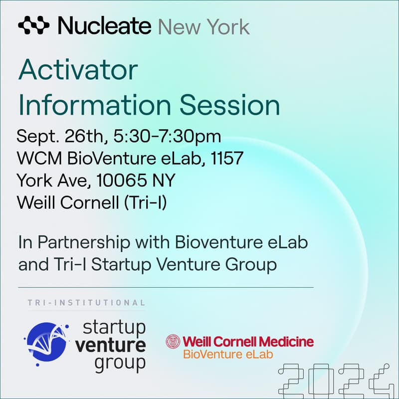 Cover Image for Nucleate NY Activator Info Session - Tri-I