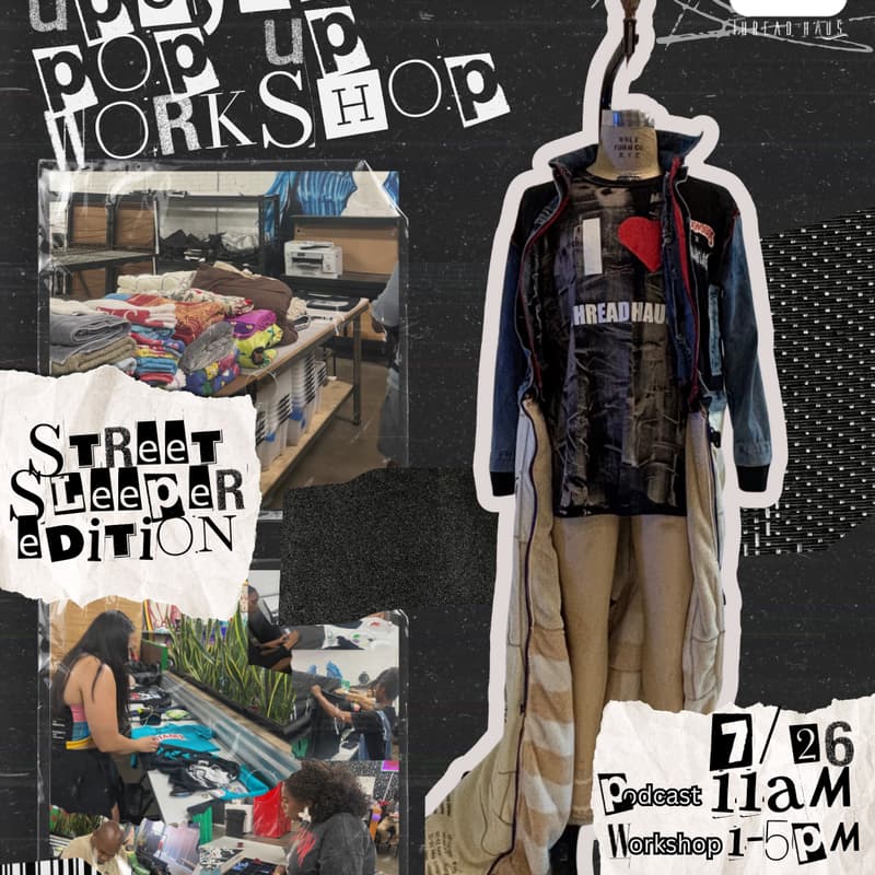 Cover Image for DIY UPCYCLING POP UP WORKSHOP *Street Sleeper Edition*