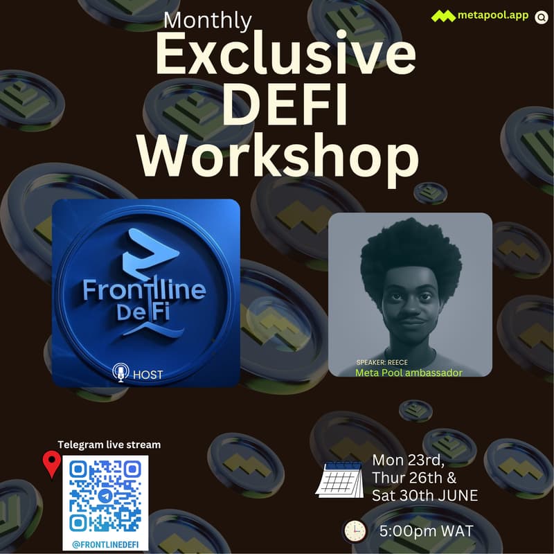 Cover Image for June Exclusive DEFI Workshop (day 2)