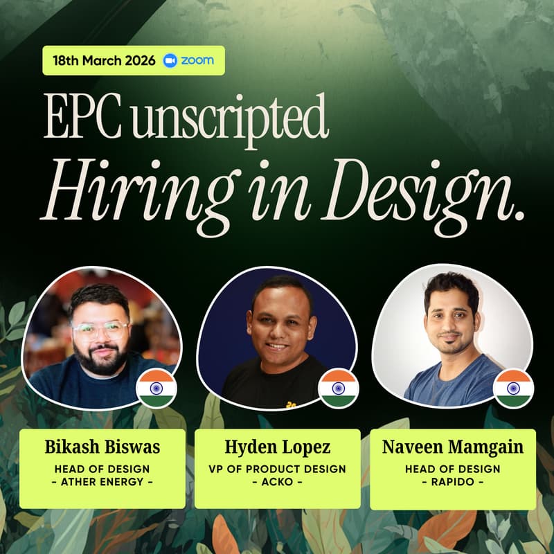 Cover Image for EPC Unscripted (Online): Hiring in Design