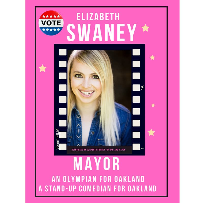 Cover Image for Revive Oakland: Jokes So Good, They Should Be Illegal – Elizabeth Swaney for Mayor Comedy- Fundraiser & Mixer | Mon, March 17