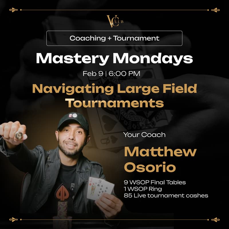 Cover Image for VClub | Navigating Large Field Tournaments