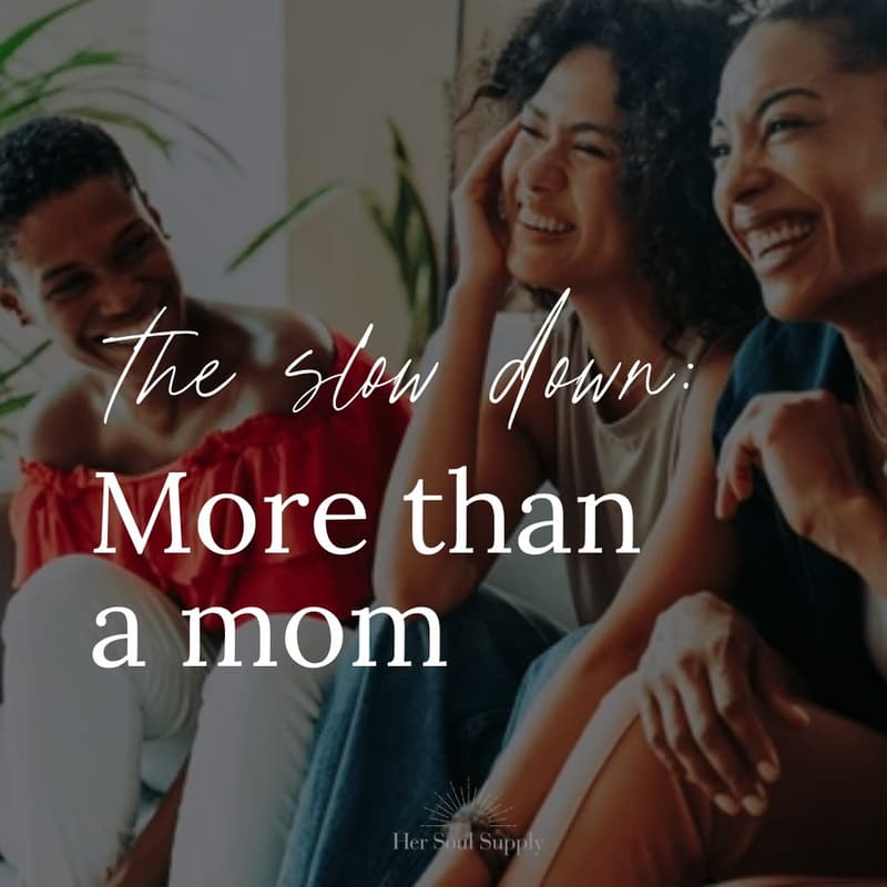 Cover Image for The Slow Down: More Than A Mom