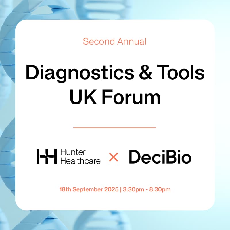 Cover Image for Hunter Healthcare & DeciBio Annual Diagnostics & Tools Leadership Forum