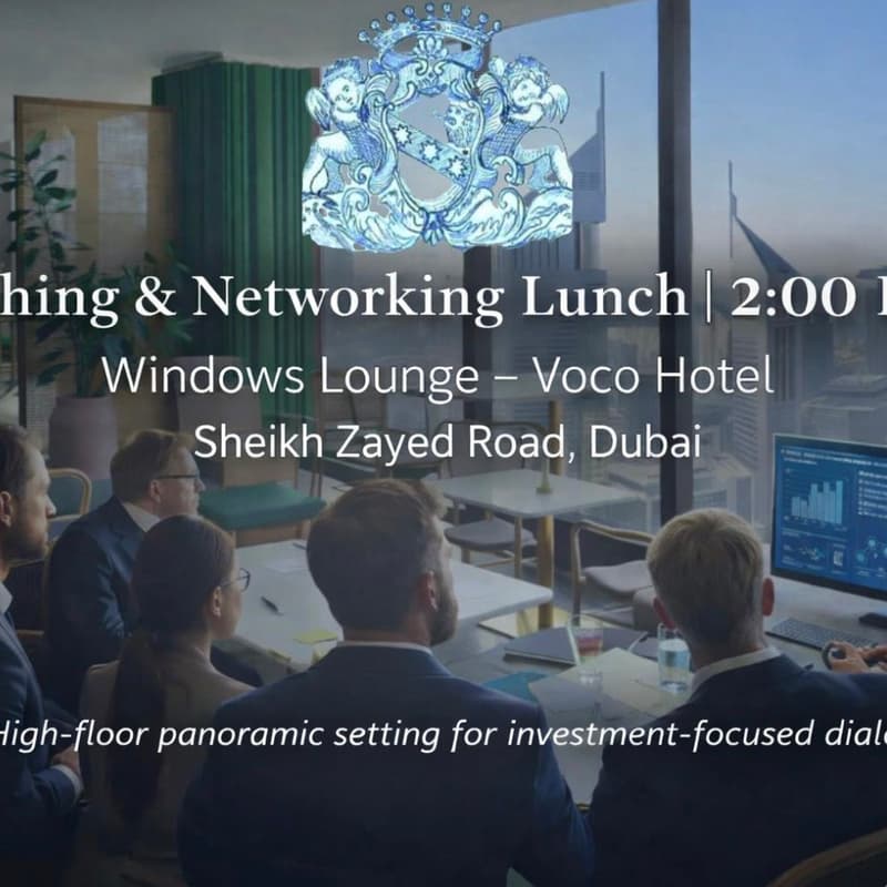 Cover Image for Pitching & Networking Lunch | De Bacci Capital Network