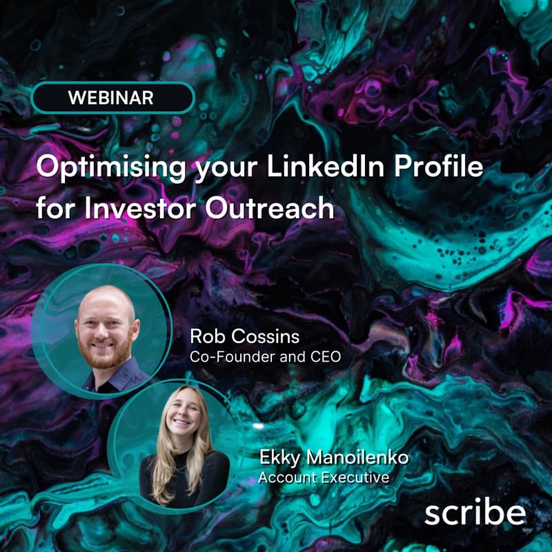 Cover Image for Webinar: Optimising your LinkedIn Profile for Investor Outreach