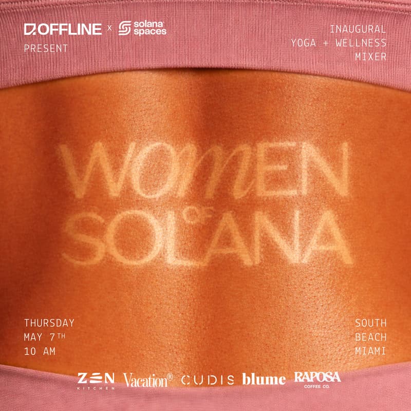 Cover Image for Women of Solana Yoga Mixer | OFFLINE & Solana Spaces