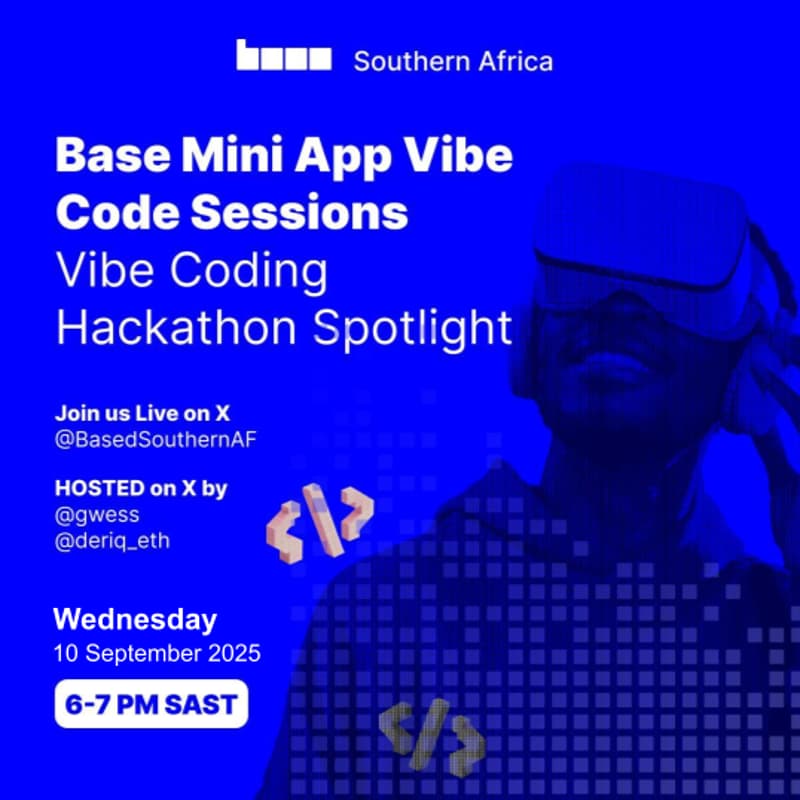 Base Mini App Vibe Code Sessions - Vibe Coding Hackathon Spotlight #5 ...