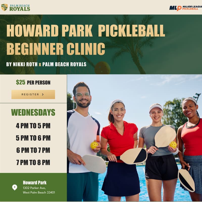 Cover Image for Howard Park Beginner Pickleball Clinic