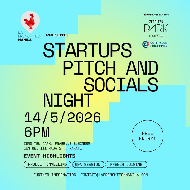 Cover Image for Startups Pitch & Socials Night by La French Tech Manila