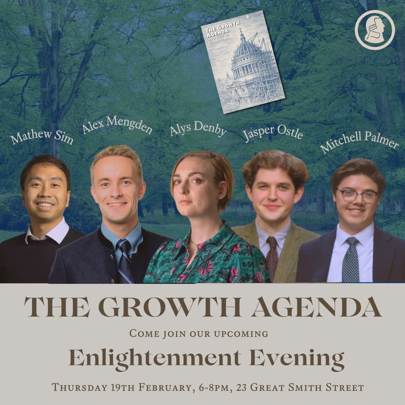 Cover Image for Enlightenment Evening: The Growth Agenda