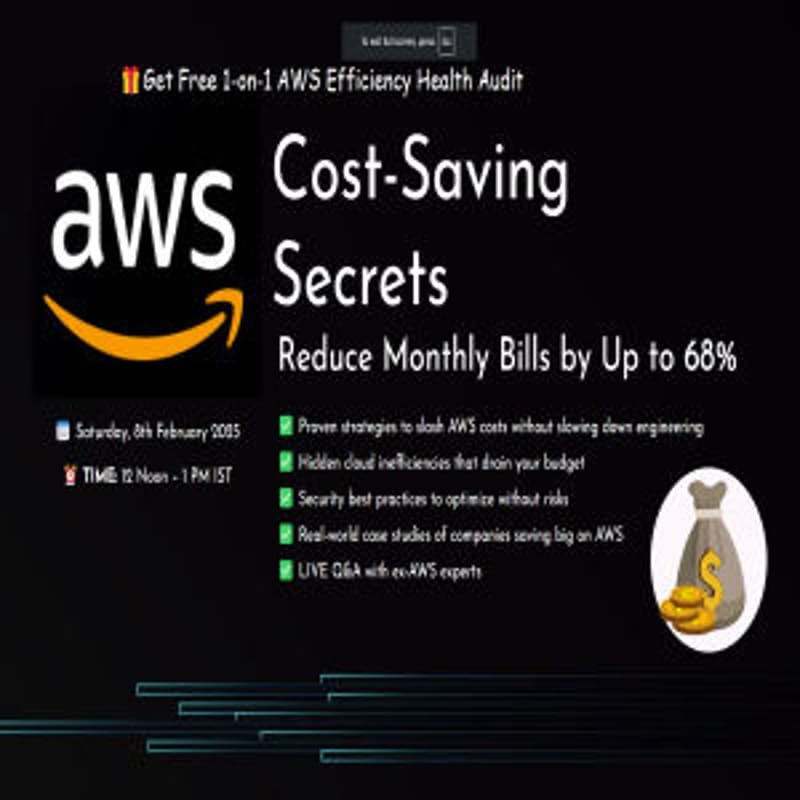 Cover Image for 🚀 AWS Cost-Saving Secrets: Reduce Your Cloud Spend by Up to 68%