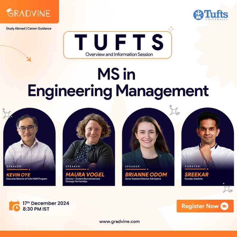 Gradvine and Tufts University | MSEM Information Session · Zoom · Luma