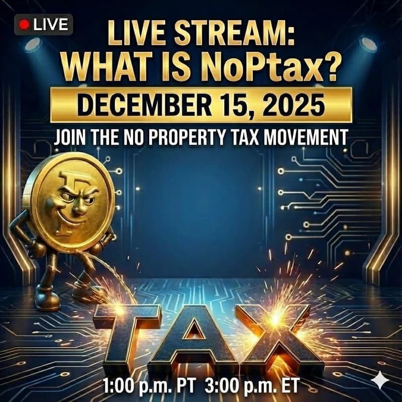 Cover Image for What is 🛑 NoPtax (No Property Tax)?