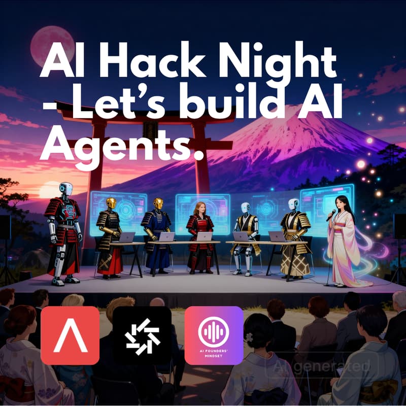 Cover Image for AI Hack Night - Let’s build AI Agents.