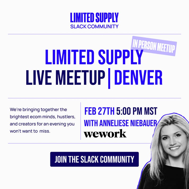 Cover Image for Limited Supply | Denver Meetup