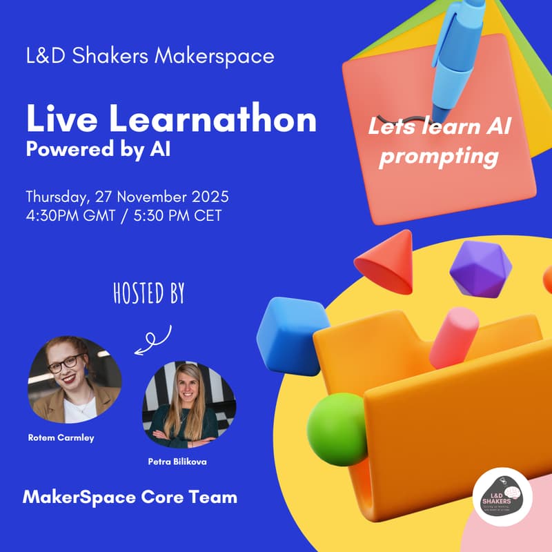 Cover Image for MakerSpace LIVE Learnathon Challenge