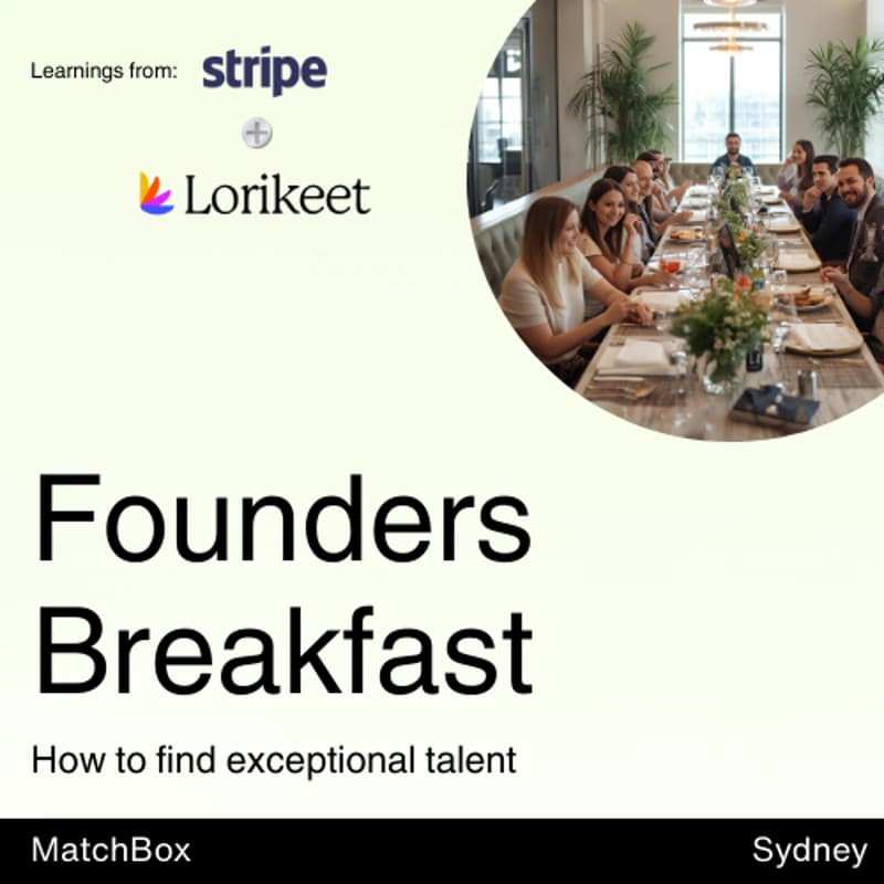 Cover Image for Founders Breakfast by MatchBox