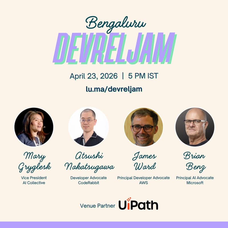 Cover Image for DevRelJam Bengaluru - April 2026