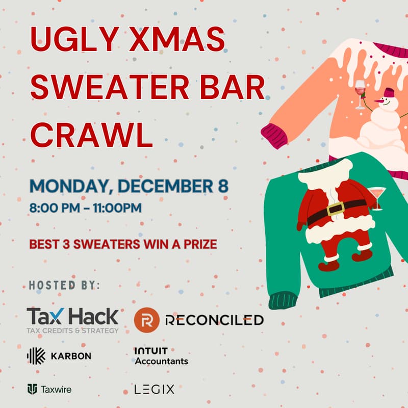 Cover Image for Ugly Xmas Sweater Bar Crawl @ DCPA