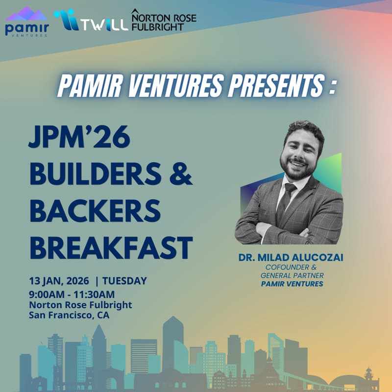 Cover Image for Pamir Ventures: JPM’26 Builders & Backers Breakfast