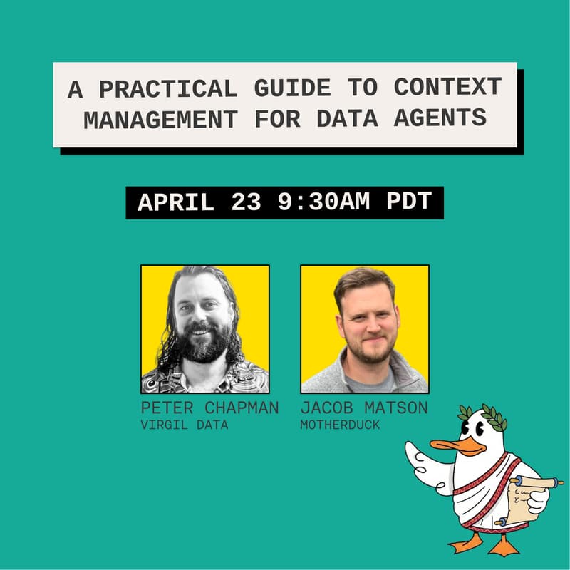 Cover Image for A Practical Guide to Context Management for Data Agents