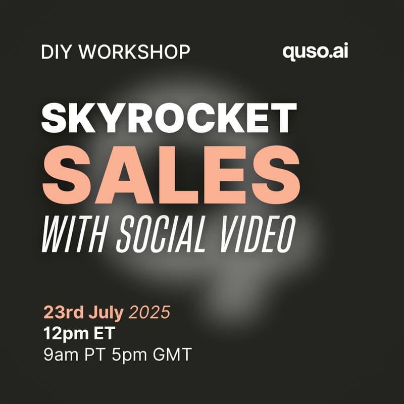 Cover Image for Skyrocket Your Sales with Video Marketing Secrets [DIY Workshop]