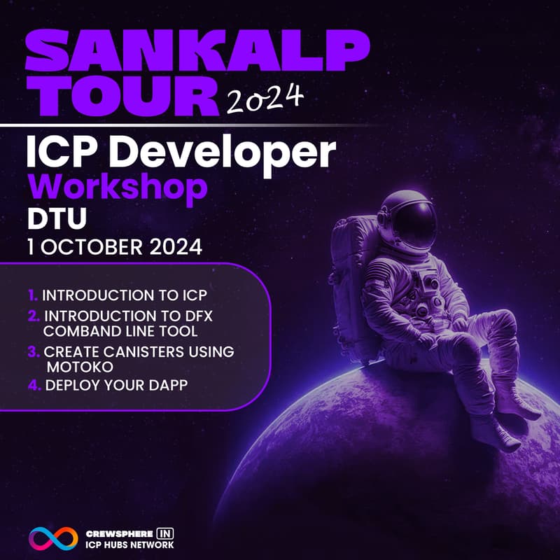 Cover Image for ICP Developer Workshop - WEB3DTU