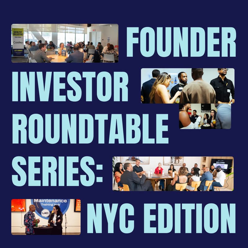 Cover Image for Founder and Investor Roundtable Series: NYC