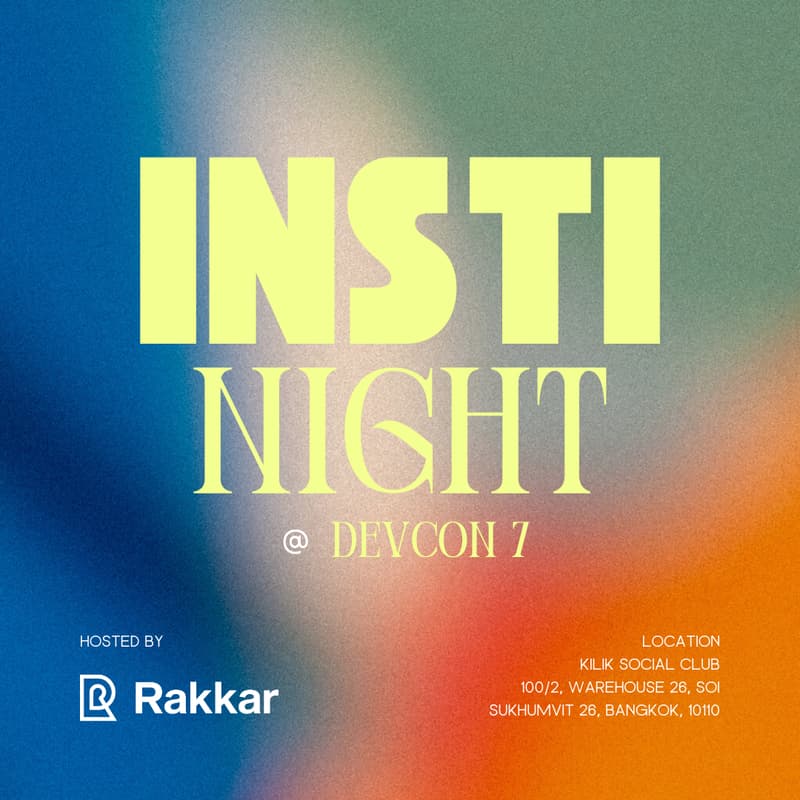 Cover Image for Institutional Night @ Devcon by Rakkar