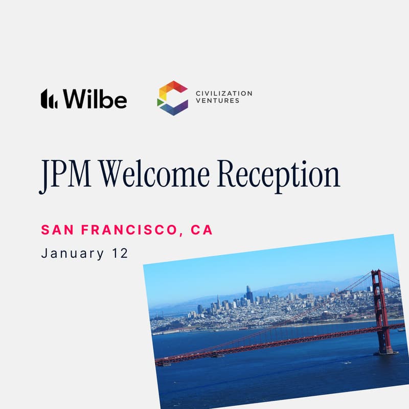 Cover Image for Wilbe x Civilization Ventures: JPM Welcome Reception