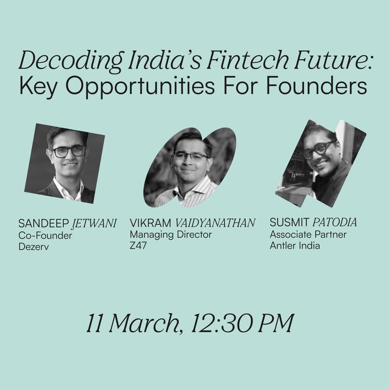 Cover Image for Decoding India’s Fintech Future: Key Opportunities for Founders