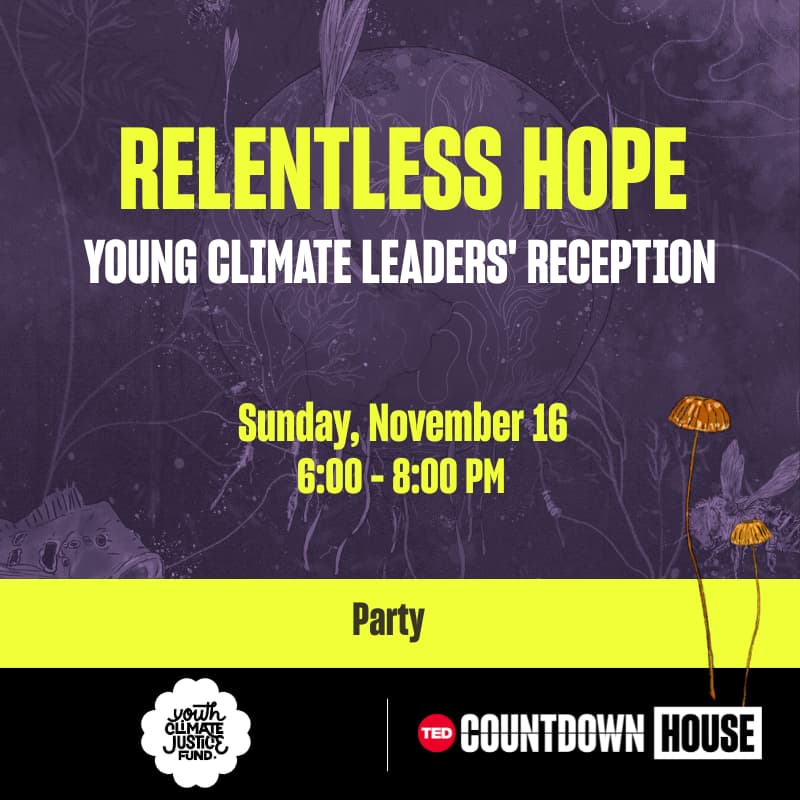 Cover Image for Relentless hope: Young climate leaders' reception