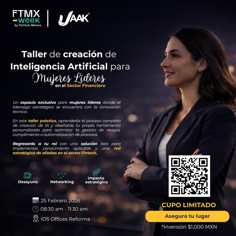 Cover Image for Taller de Creación de Inteligencia Artificial para Mujeres Líderes by JAAK