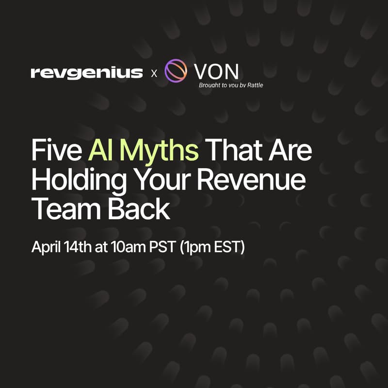 Cover Image for 5 AI Myths That Are Holding Your Revenue Team Back (Webinar)