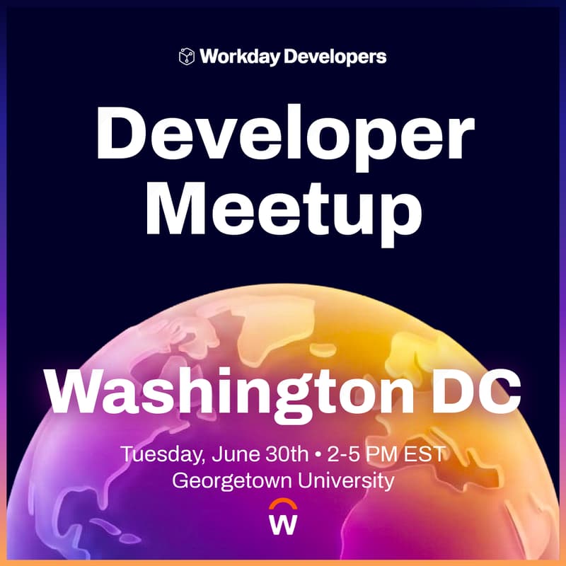 Cover Image for Workday Developer Meetup Washington DC (DMV)