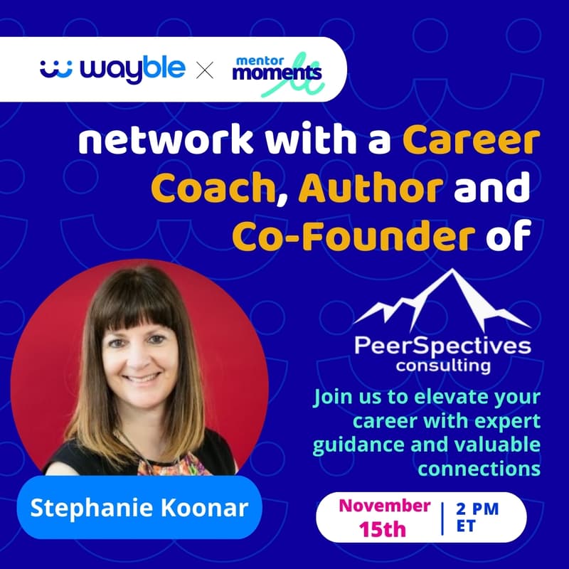 Cover Image for Network with a Career Coach, Author and Co-Founder of  PeerSpectives
