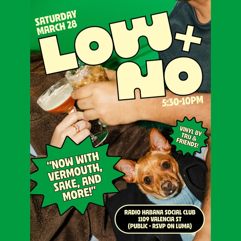 Cover Image for Low-No Drink Popup