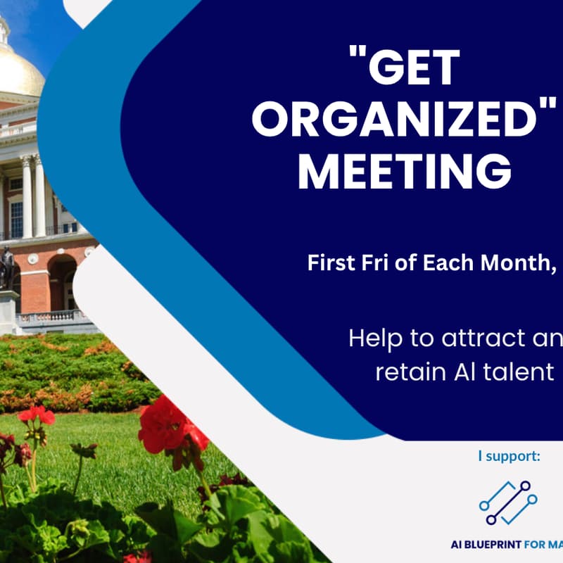 Cover Image for Monthly "Get Organized" Zoom Call for AI Blueprint for MA