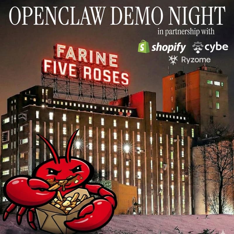 Cover Image for OpenClaw Demo Night - Montreal
