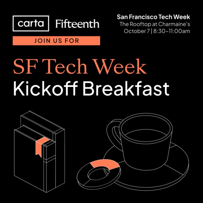 Cover Image for Kickoff SF Tech Week with Carta!